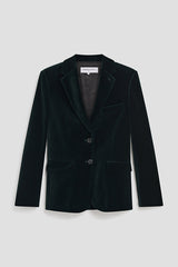 JYNA GREEN VELVET JACKET