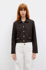 JULSA LUREX SEQUINS TWEED JACKET