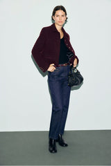 JULIE GOLDEN BUTTONS TWEED JACKET