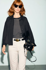 JUNIA BLACK OVERSHIRT