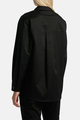 VALLERANO BLACK BEADED SHIRT JACKET