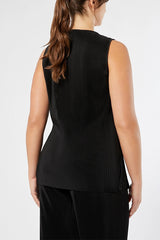 VALVOLA PLEATED JERSEY TOP