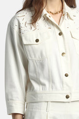 VASSANO EMBROIDERED DENIM JACKET