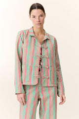 VARGAS MULTICOLOR STRIPED JACKET