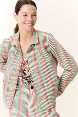 VARGAS MULTICOLOR STRIPED JACKET