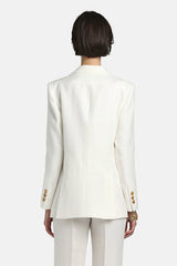 VETRATE CREAM CLASSIC LINEN BLAZER