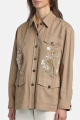 VIGILESSA EMBROIDERED SAFARI JACKET