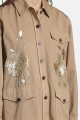 VIGILESSA EMBROIDERED SAFARI JACKET