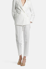 VIGO WHITE DOUBLE-BREASTED BLAZER