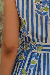 BLUE ROSE BEAULIEU DRESS