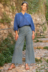 BLUE HELENE PLAIN TOP