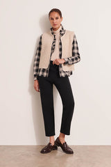 YAO-W CLASSIC BLACK STRAIGHT-LEG TROUSERS