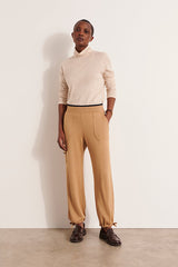 YVES1927-12-B JERSEY MERINO WOOL KNIT CARGO TROUSERS