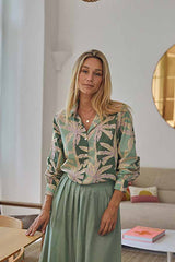 ALKA GREEN MEJEAN SHIRT