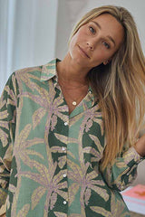 ALKA GREEN MEJEAN SHIRT