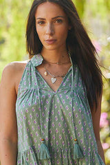 VANESSA GREEN CIGALES COTTON DRESS