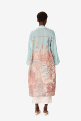 PIRANESI TURQUOISE KIMONO