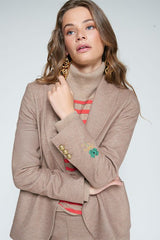 BEIGE KNIT JACKET