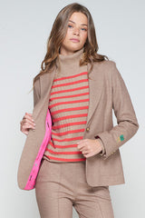 BEIGE KNIT JACKET