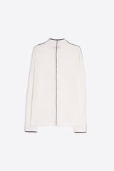 CLASSIC OFF-WHITE TURTLENECK PULLOVER