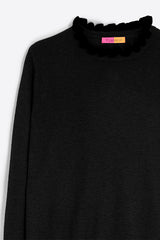 JERSEY VOLANTES BLACK KNITWEAR