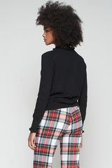 JERSEY VOLANTES BLACK KNITWEAR