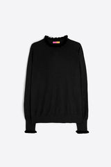 JERSEY VOLANTES BLACK KNITWEAR