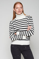 BOTONES ECRU BLACK KNITWEAR