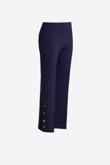 BEE BUTTONS NAVY TROUSERS