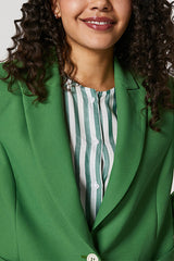 CANOA CREPE ENVERS SATIN BLAZER