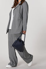 CLELIA GRAPHIC PRINT TWILL BLAZER