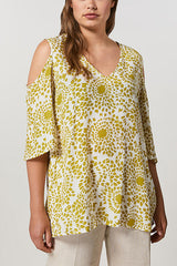 BARRE CUPRO AND VISCOSE TOP
