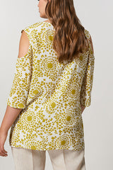 BARRE CUPRO AND VISCOSE TOP