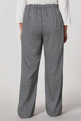 ROTA GRAPHIC PRINT TWILL TROUSERS
