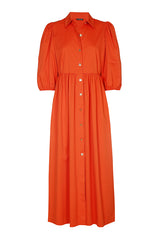 TANGERINE MIDI DRESS