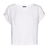 STRAIGHT LINEN TOP