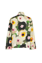 MULTICOLOR FLORAL PRINT JACKET