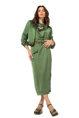 CYPRESS SHORT SHINY BOMBER VEST