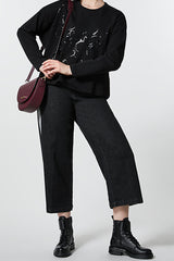 ODIERNO FRONT PRINT COTTON-BLEND SWEATSHIRT