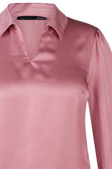 PINK SATIN BLOUSE