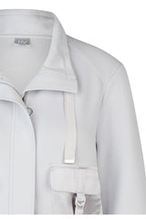 LIGHT GREY FANCY POCKETS JACKET