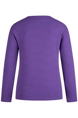 PUPLE CREWNECK PULLOVER