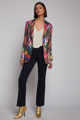 ANDREA IKAT SEQUINS PRINT JACKET
