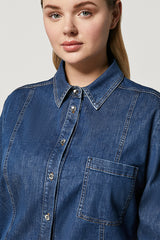DAZZY COTTON DENIM SHIRT