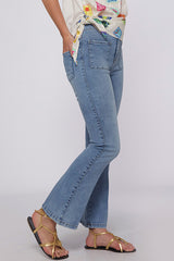 ALINA LIGHT DENIM HIGH WAIST BOOTCUT JEANS