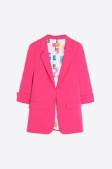 CLOVER PINK KNIT PERFECT FIT JACKET