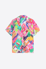 CHANTAL ACUARELA IKAT VOILE SHIRT