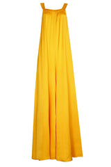 DRESS-LIKE SHINY WIDE JUMPSUIT