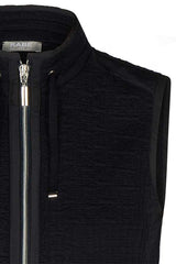 NAVY BLUE ZIPPED  VEST