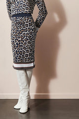LEOPARD PRINT TUBE SKIRT